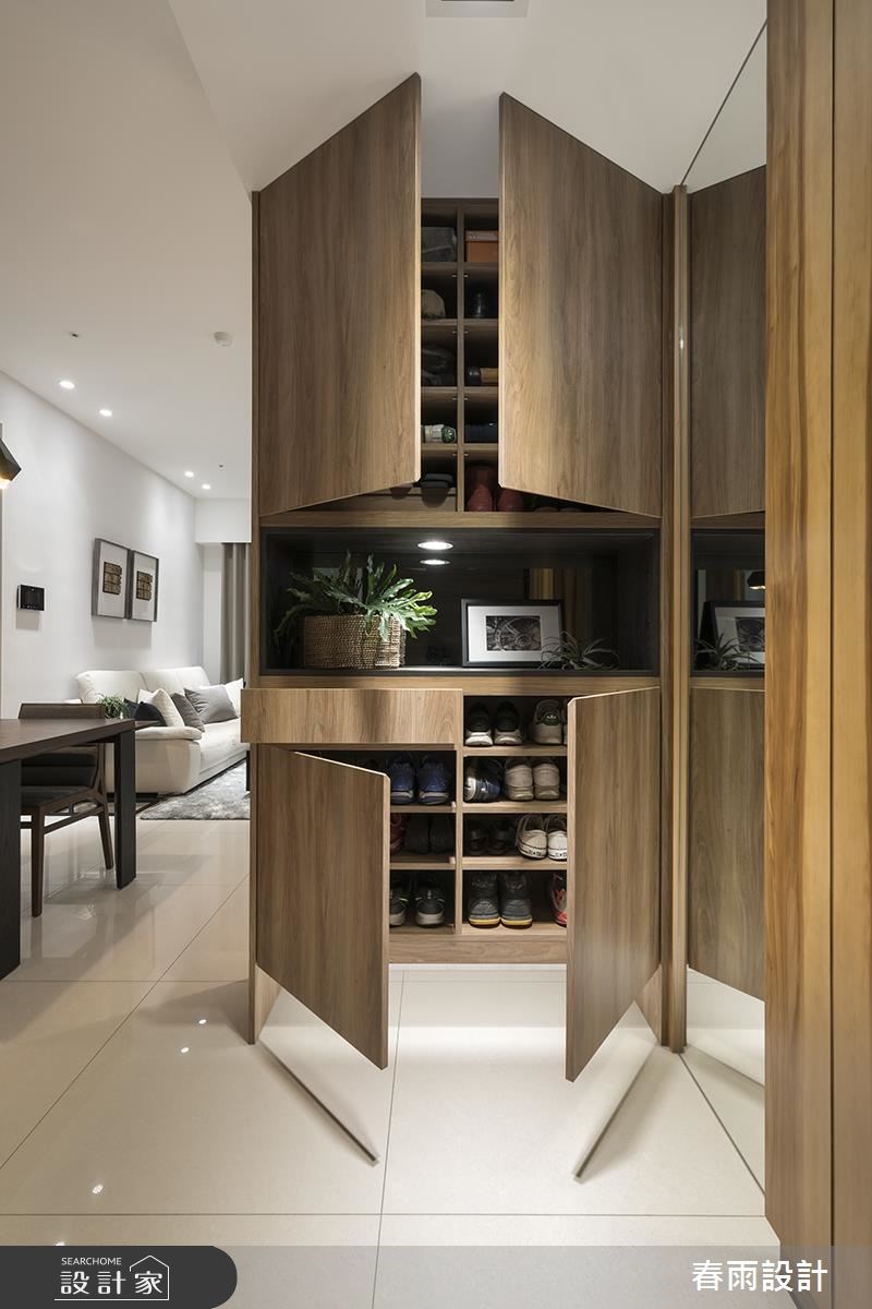 23坪新成屋(5年以下)＿混搭風玄關案例圖片＿春雨設計＿春雨_42 高雄悠然之2