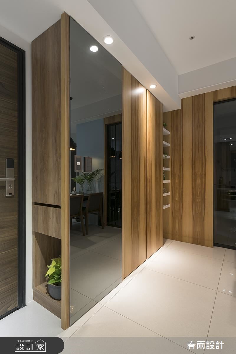 23坪新成屋(5年以下)＿混搭風玄關案例圖片＿春雨設計＿春雨_42 高雄悠然之4