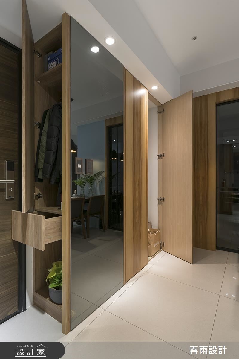23坪新成屋(5年以下)＿混搭風玄關案例圖片＿春雨設計＿春雨_42 高雄悠然之5