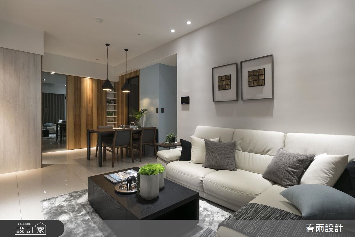 23坪新成屋(5年以下)＿混搭風客廳案例圖片＿春雨設計＿春雨_42 高雄悠然之16