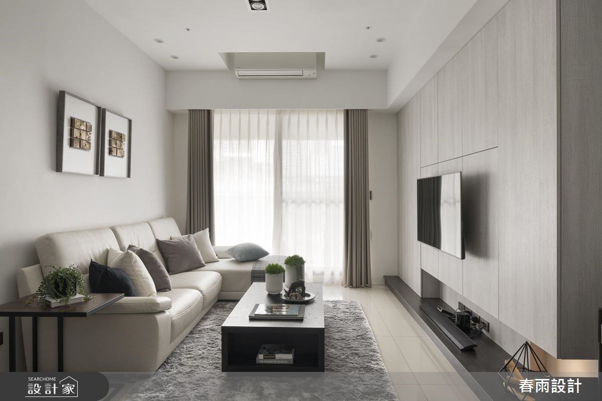 23坪新成屋(5年以下)＿混搭風客廳案例圖片＿春雨設計＿春雨_42 高雄悠然之17