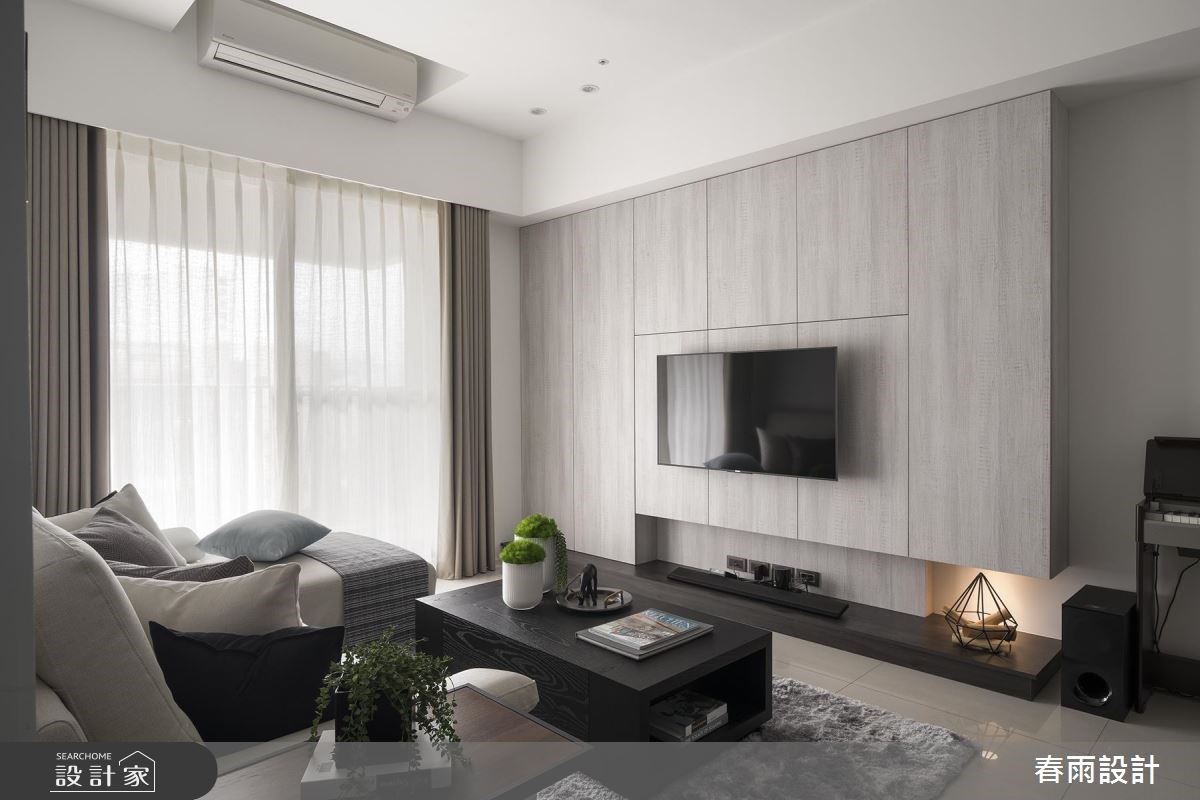23坪新成屋(5年以下)＿混搭風客廳案例圖片＿春雨設計＿春雨_42 高雄悠然之18