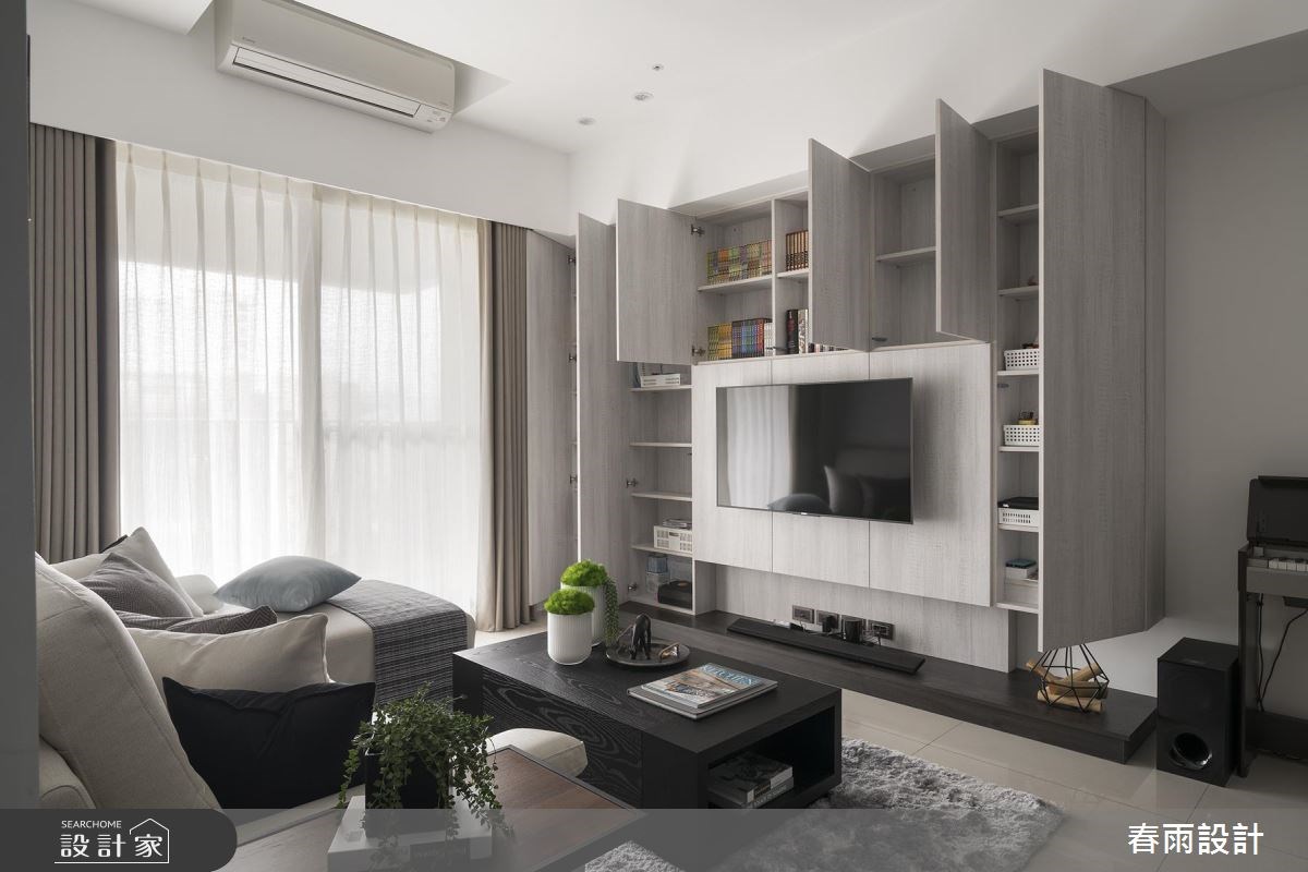 23坪新成屋(5年以下)＿混搭風客廳案例圖片＿春雨設計＿春雨_42 高雄悠然之19
