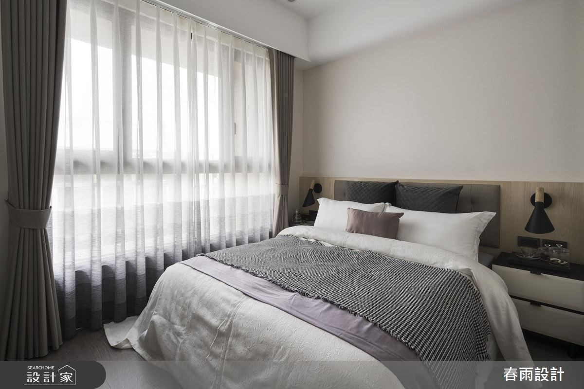 23坪新成屋(5年以下)＿混搭風臥室案例圖片＿春雨設計＿春雨_42 高雄悠然之36