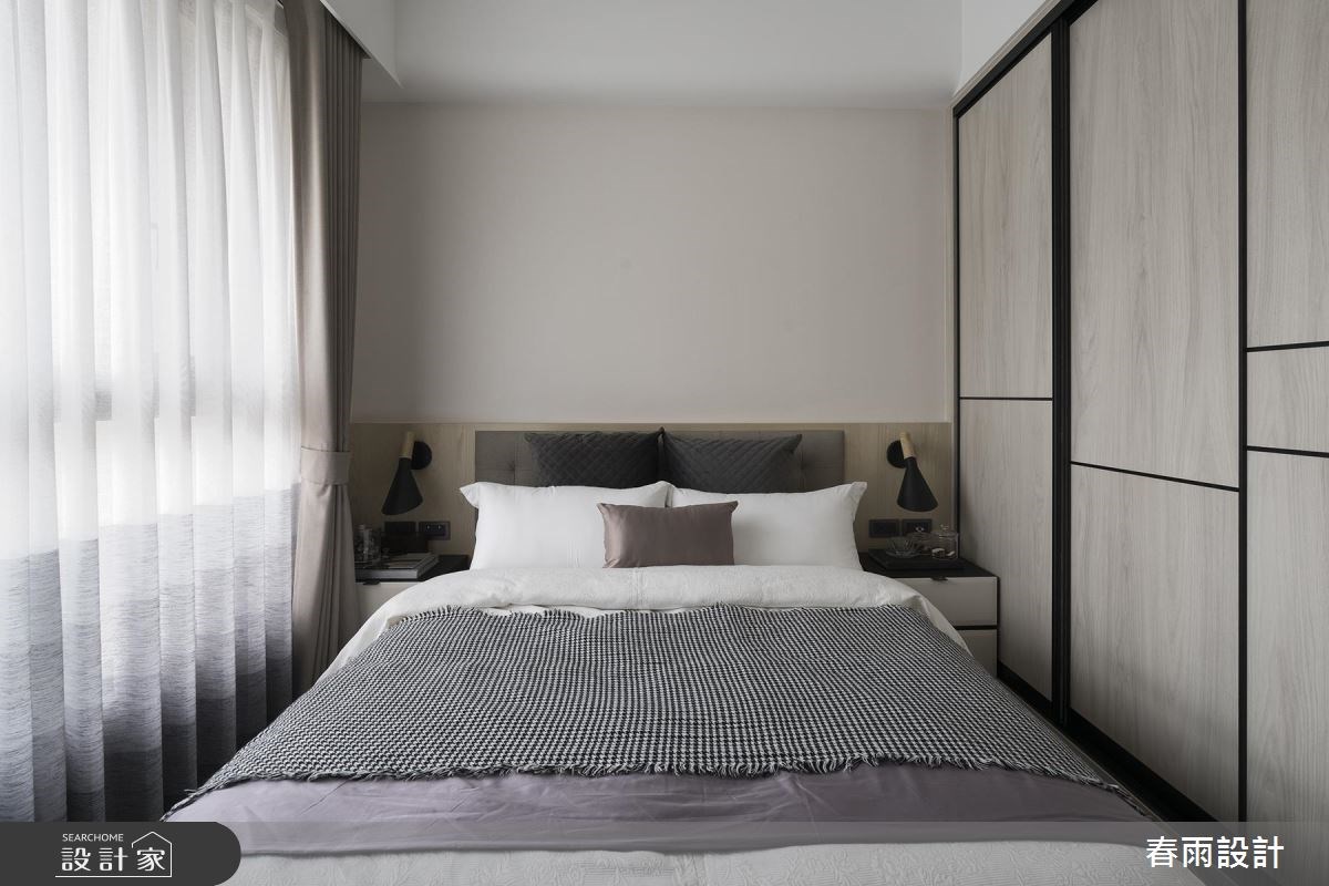 23坪新成屋(5年以下)＿混搭風臥室案例圖片＿春雨設計＿春雨_42 高雄悠然之37