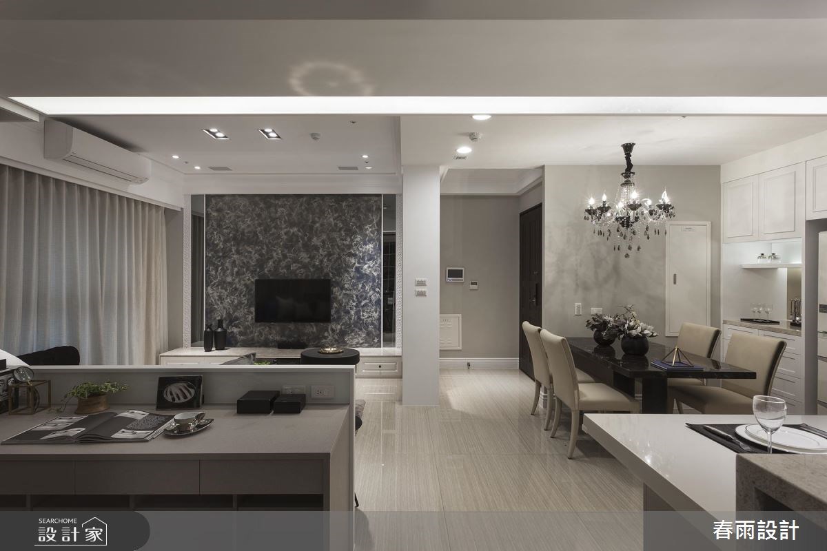 31坪新成屋(5年以下)＿混搭風客廳餐廳案例圖片＿春雨設計＿春雨_43 新竹惠宇謙品之3