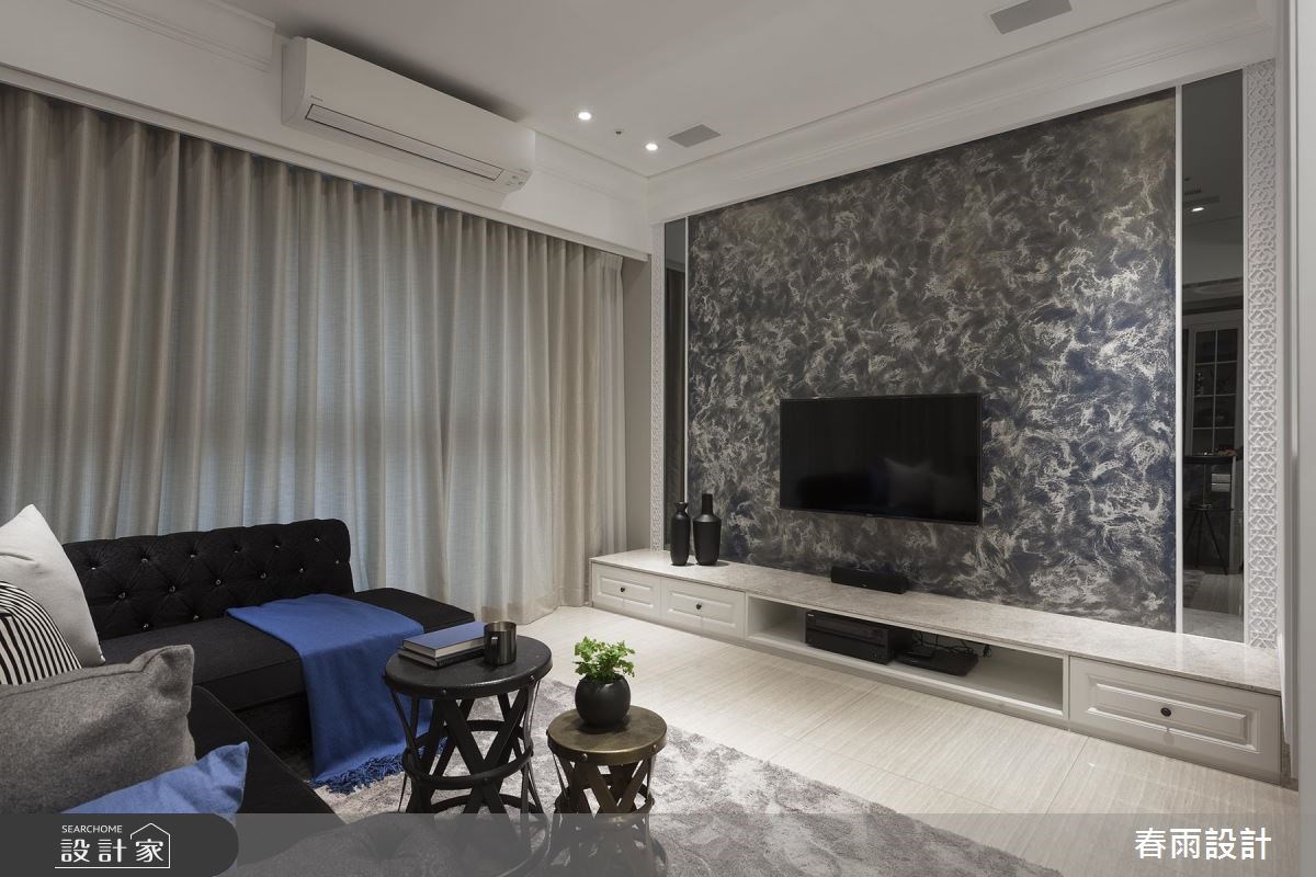 31坪新成屋(5年以下)＿混搭風客廳案例圖片＿春雨設計＿春雨_43 新竹惠宇謙品之5