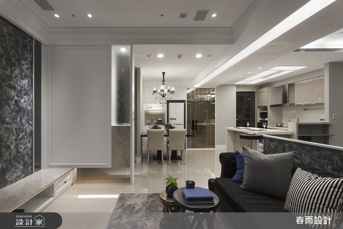 31坪新成屋(5年以下)＿混搭風客廳案例圖片＿春雨設計＿春雨_43 新竹惠宇謙品之8