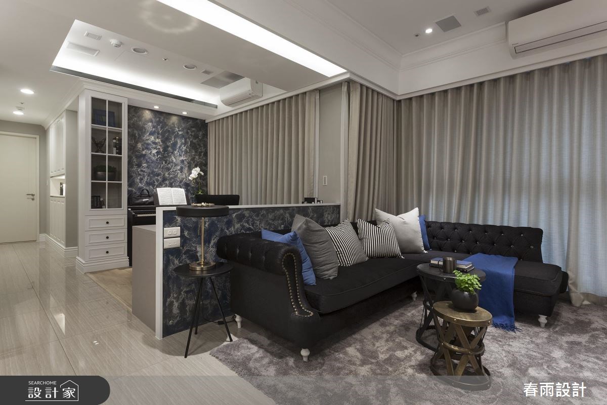 31坪新成屋(5年以下)＿混搭風客廳案例圖片＿春雨設計＿春雨_43 新竹惠宇謙品之10