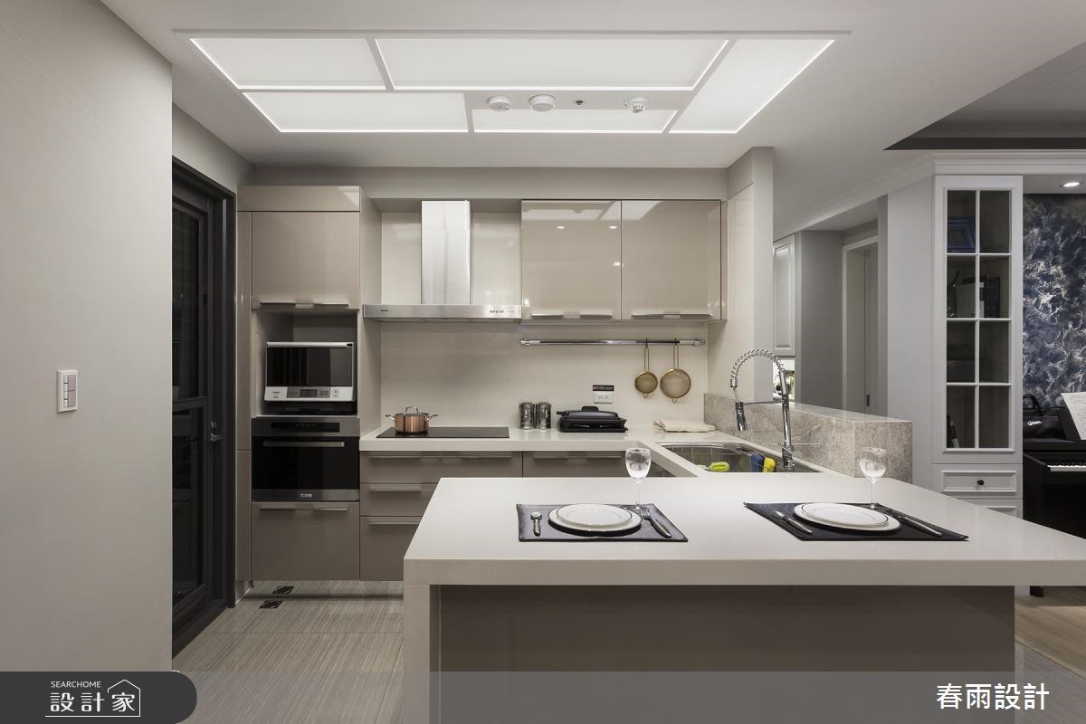 31坪新成屋(5年以下)＿混搭風廚房吧檯案例圖片＿春雨設計＿春雨_43 新竹惠宇謙品之14