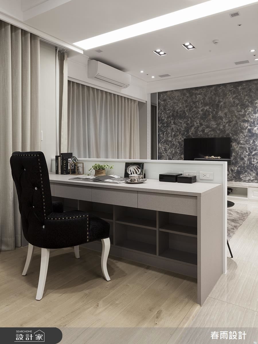 31坪新成屋(5年以下)＿混搭風書房案例圖片＿春雨設計＿春雨_43 新竹惠宇謙品之18