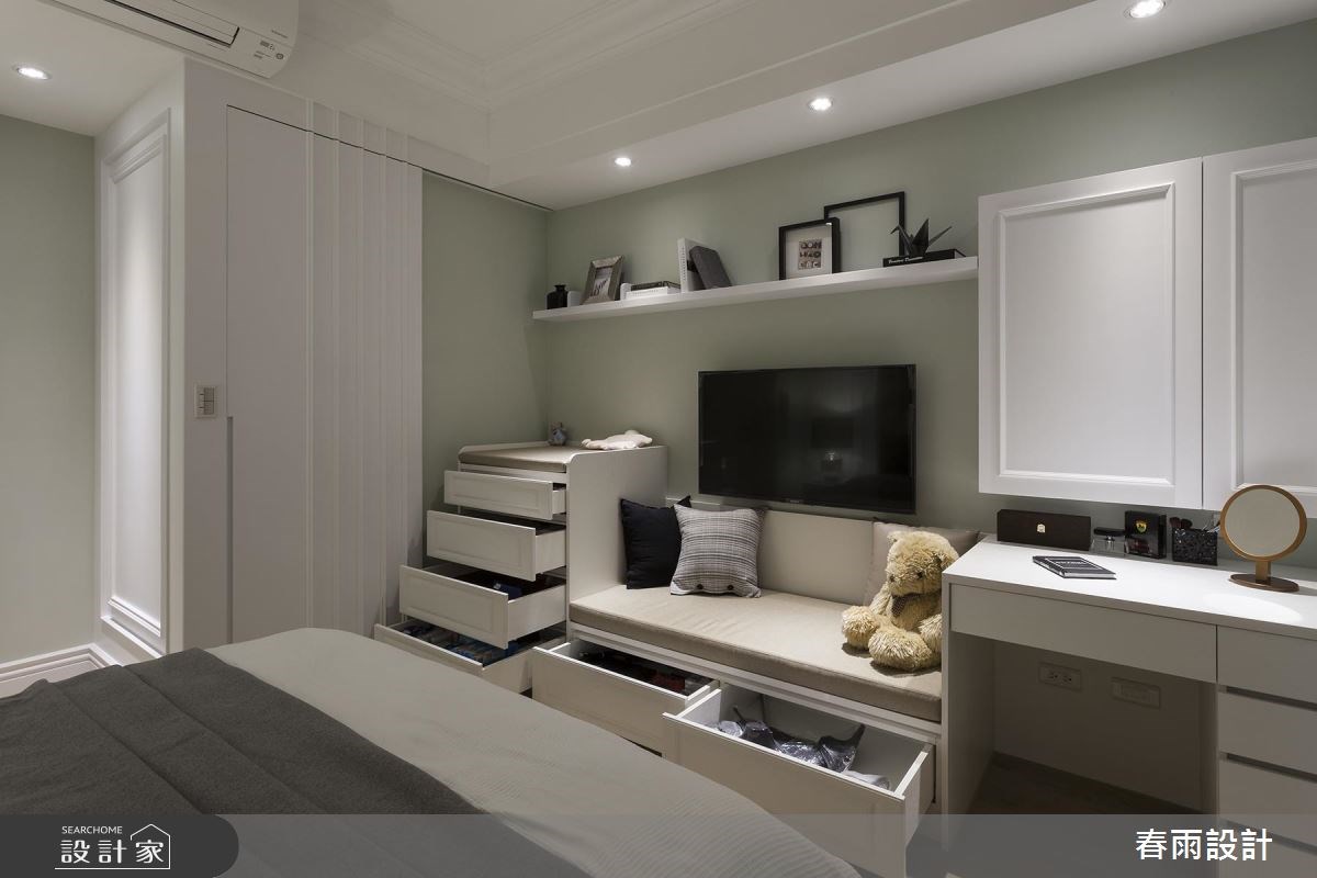 31坪新成屋(5年以下)＿混搭風臥室案例圖片＿春雨設計＿春雨_43 新竹惠宇謙品之42