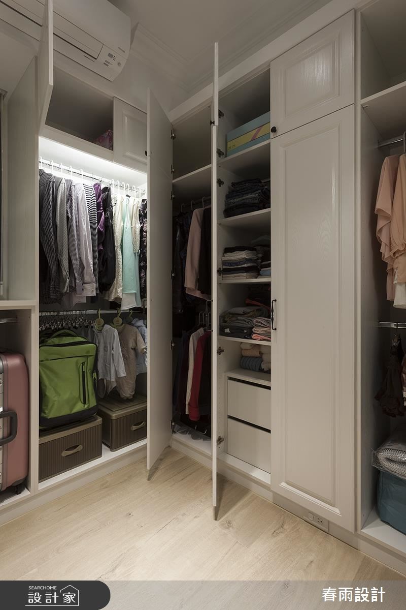 31坪新成屋(5年以下)＿混搭風更衣間案例圖片＿春雨設計＿春雨_43 新竹惠宇謙品之49