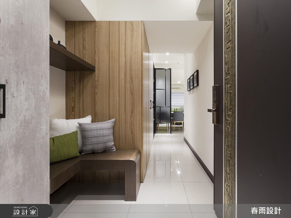 31坪新成屋(5年以下)＿現代風玄關案例圖片＿春雨設計＿春雨_44 竹北禾美之1