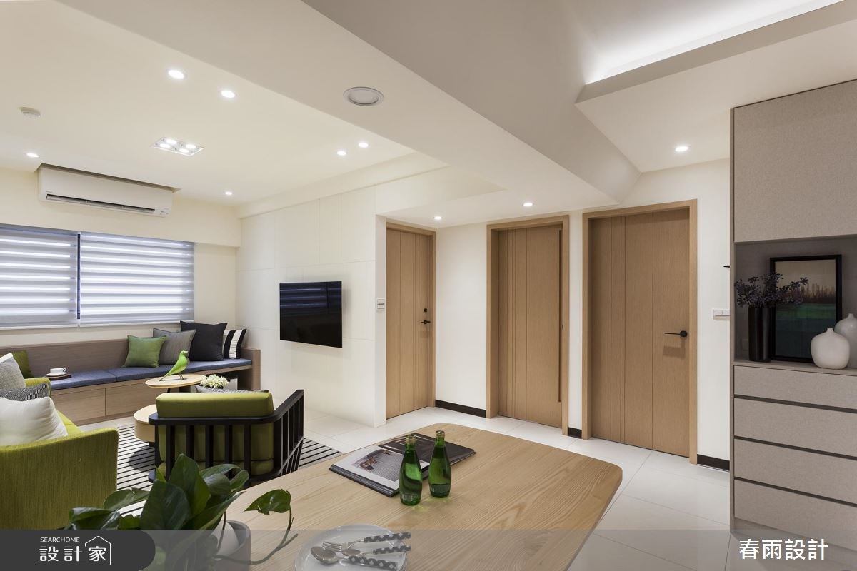 31坪新成屋(5年以下)＿現代風客廳餐廳案例圖片＿春雨設計＿春雨_44 竹北禾美之8