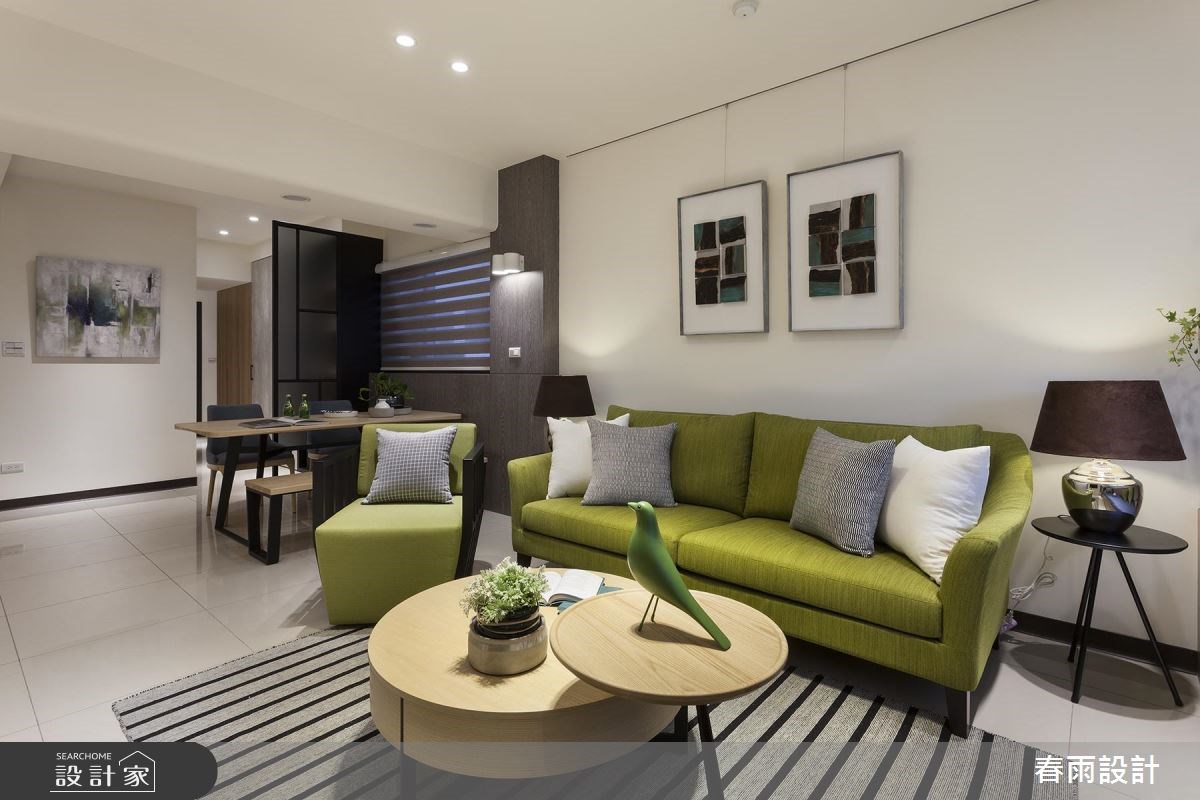 31坪新成屋(5年以下)＿現代風客廳餐廳案例圖片＿春雨設計＿春雨_44 竹北禾美之14