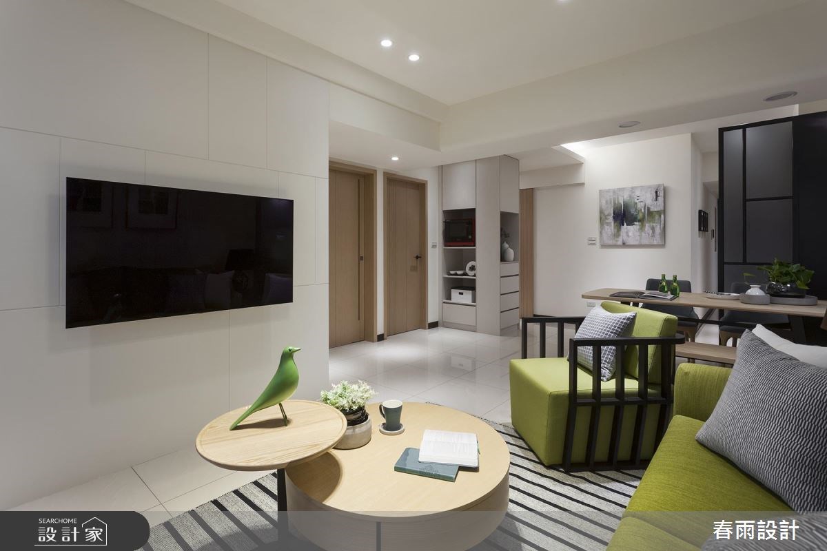 31坪新成屋(5年以下)＿現代風客廳餐廳案例圖片＿春雨設計＿春雨_44 竹北禾美之15