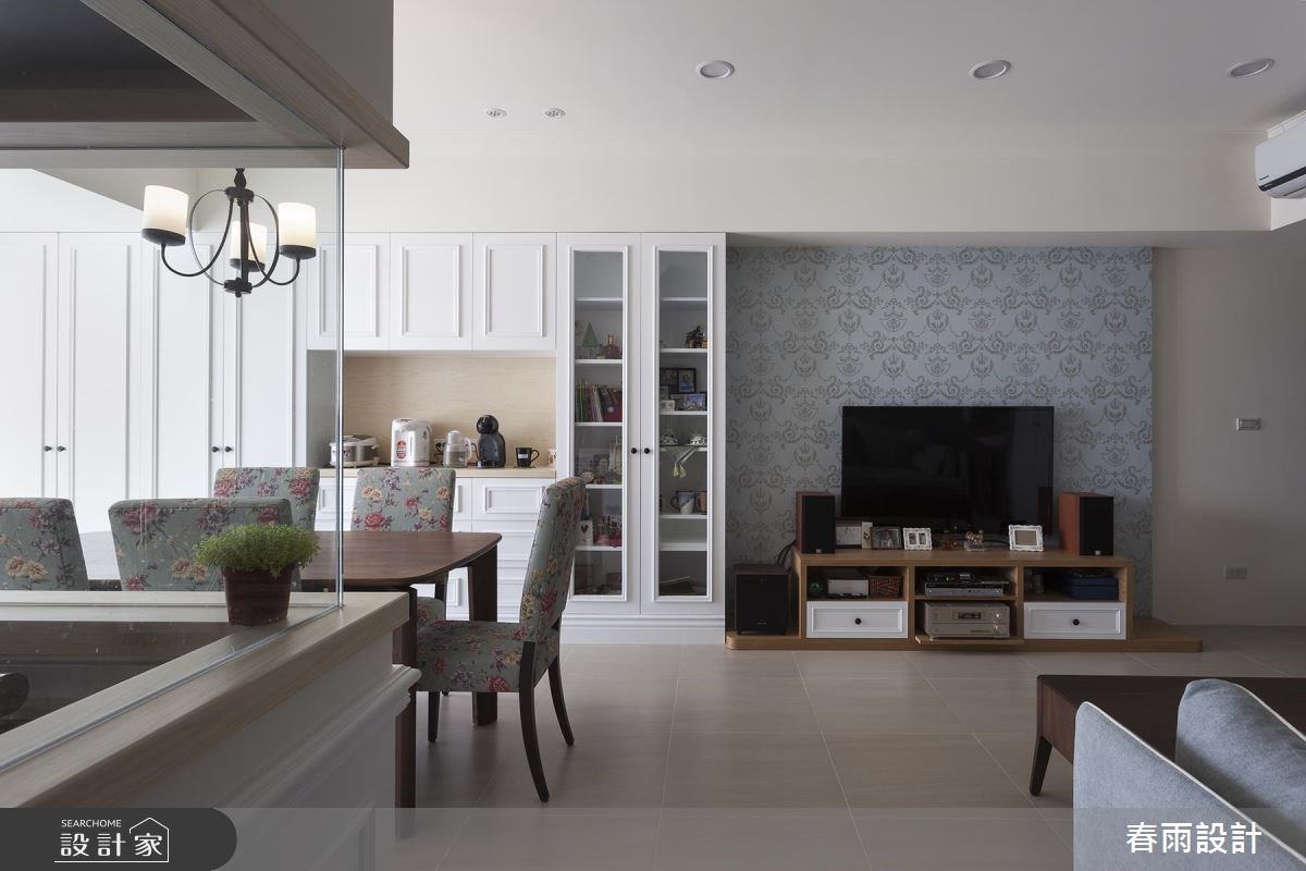 31坪中古屋(5~15年)＿美式風客廳餐廳案例圖片＿春雨設計＿春雨_45 新店高峰會之7
