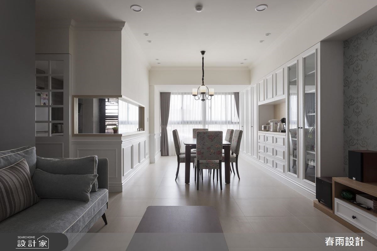 31坪中古屋(5~15年)＿美式風客廳餐廳案例圖片＿春雨設計＿春雨_45 新店高峰會之9