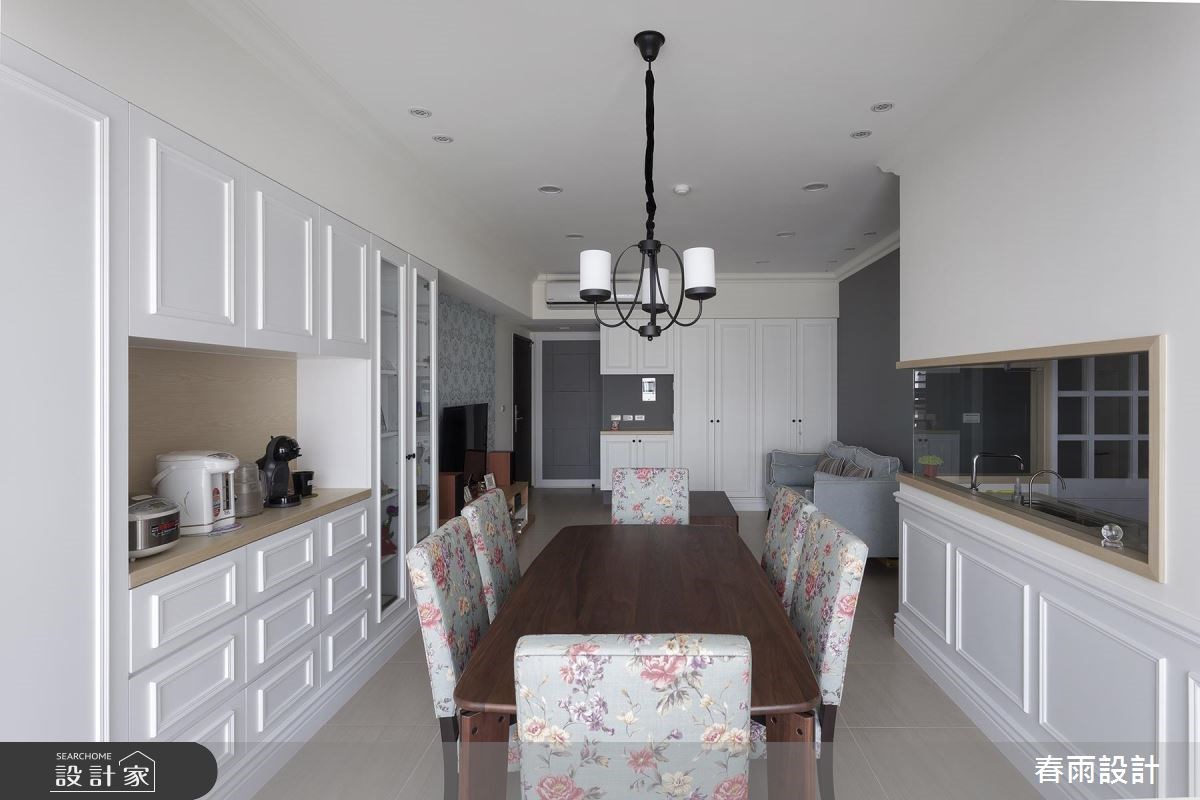 31坪中古屋(5~15年)＿美式風客廳餐廳案例圖片＿春雨設計＿春雨_45 新店高峰會之12