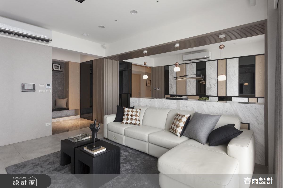 51坪新成屋(5年以下)＿現代風客廳案例圖片＿春雨設計＿春雨_46 新莊廣天廈之6
