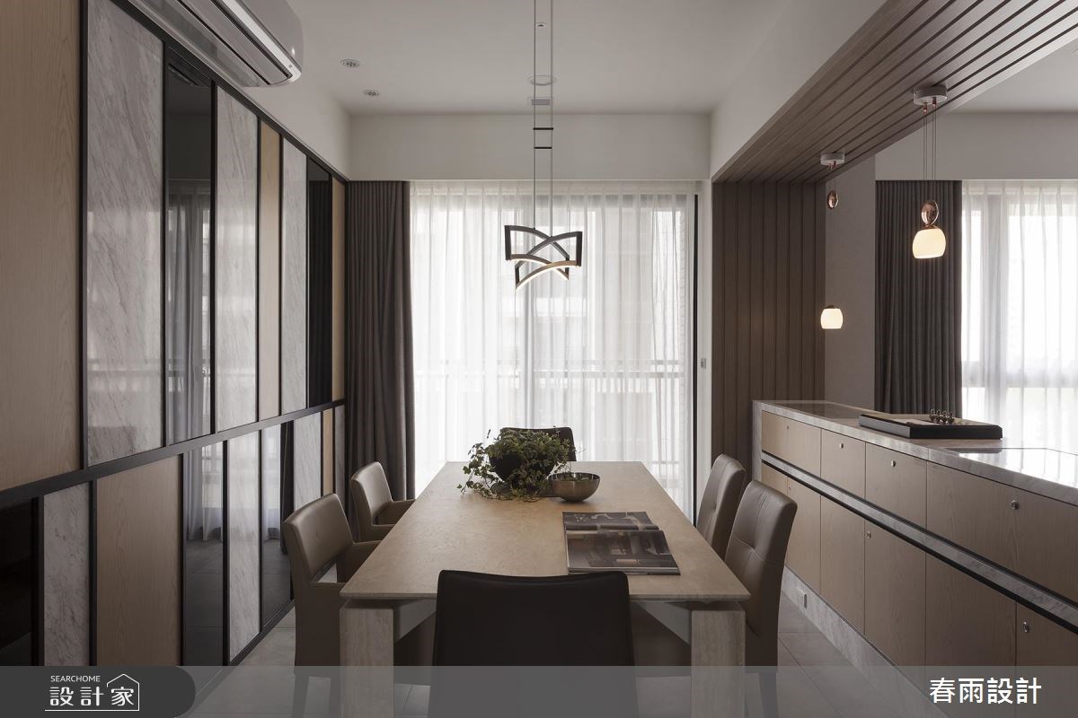 51坪新成屋(5年以下)＿現代風客廳餐廳案例圖片＿春雨設計＿春雨_46 新莊廣天廈之8