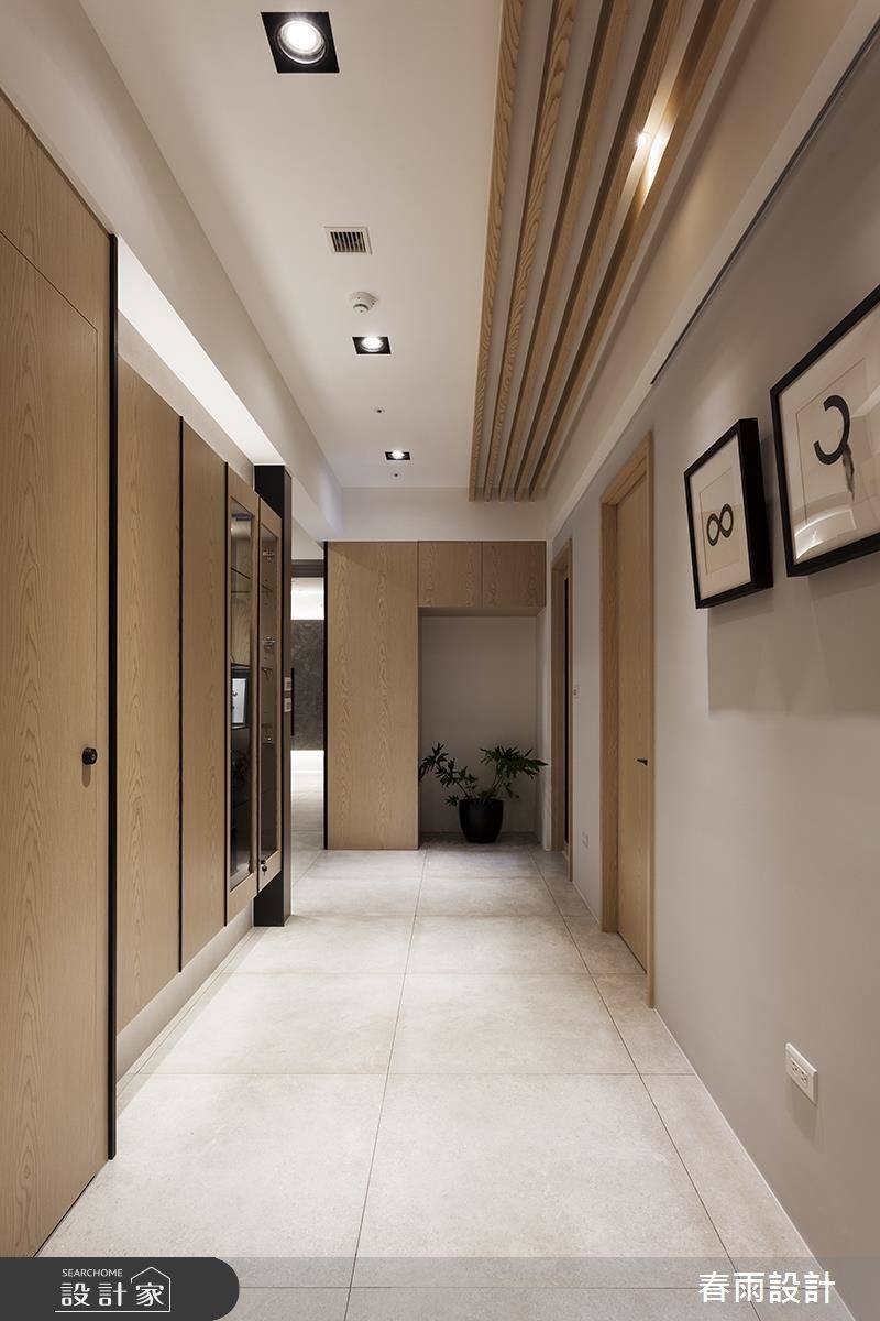 51坪新成屋(5年以下)＿現代風走廊案例圖片＿春雨設計＿春雨_46 新莊廣天廈之12