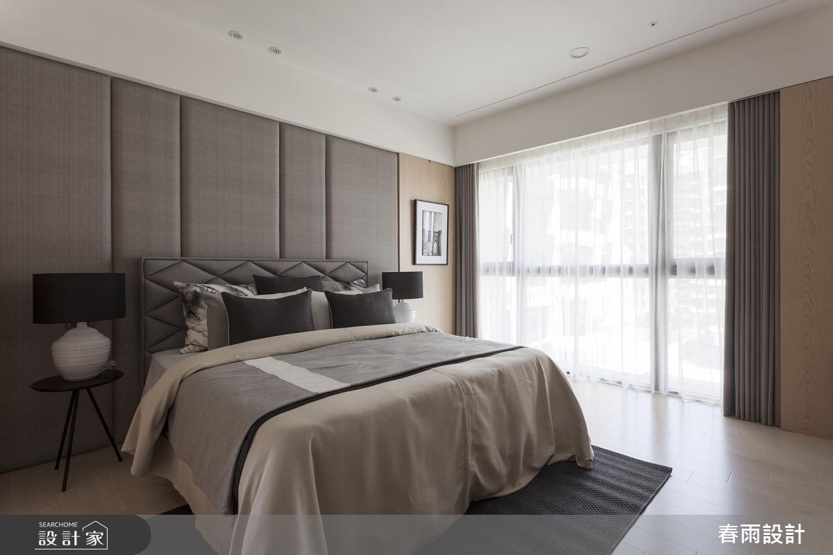 51坪新成屋(5年以下)＿現代風臥室案例圖片＿春雨設計＿春雨_46 新莊廣天廈之18