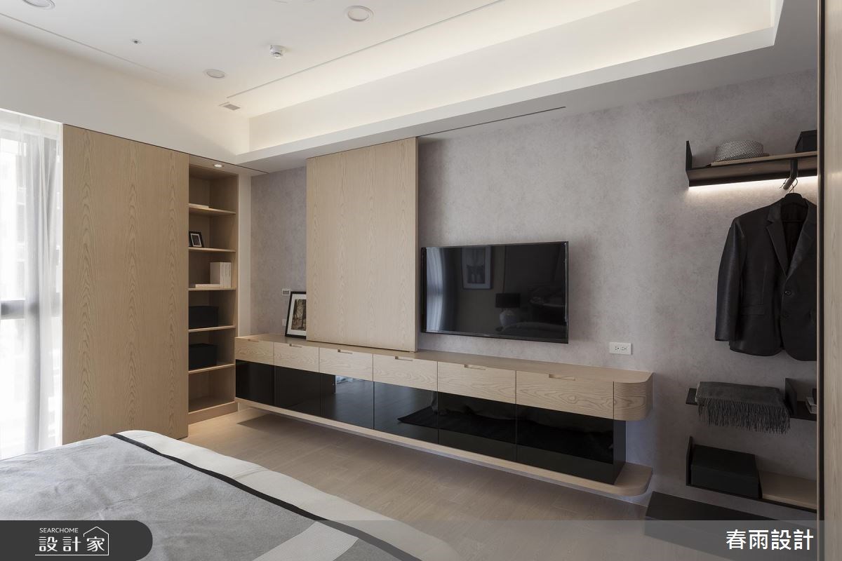 51坪新成屋(5年以下)＿現代風臥室案例圖片＿春雨設計＿春雨_46 新莊廣天廈之20