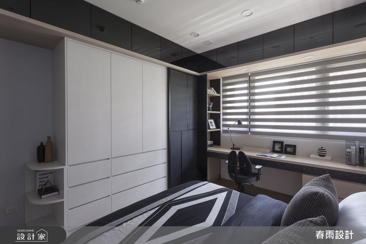 51坪新成屋(5年以下)＿現代風臥室案例圖片＿春雨設計＿春雨_46 新莊廣天廈之29