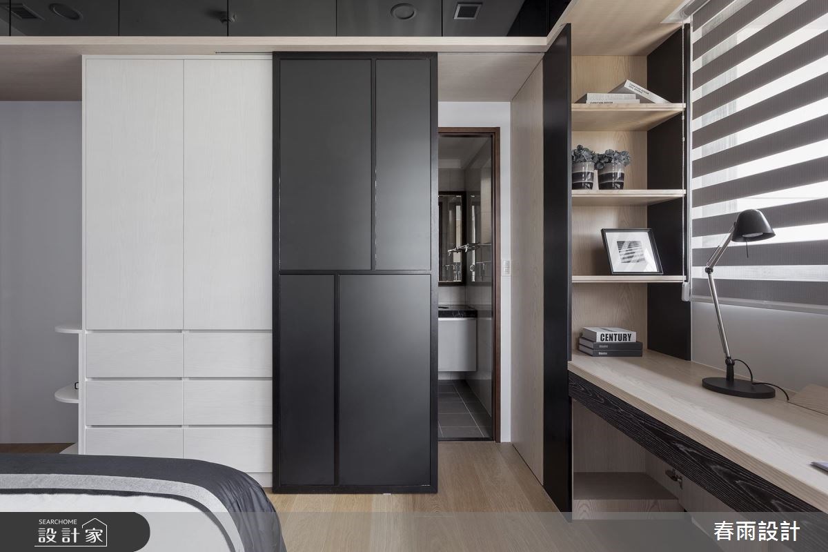 51坪新成屋(5年以下)＿現代風臥室案例圖片＿春雨設計＿春雨_46 新莊廣天廈之30