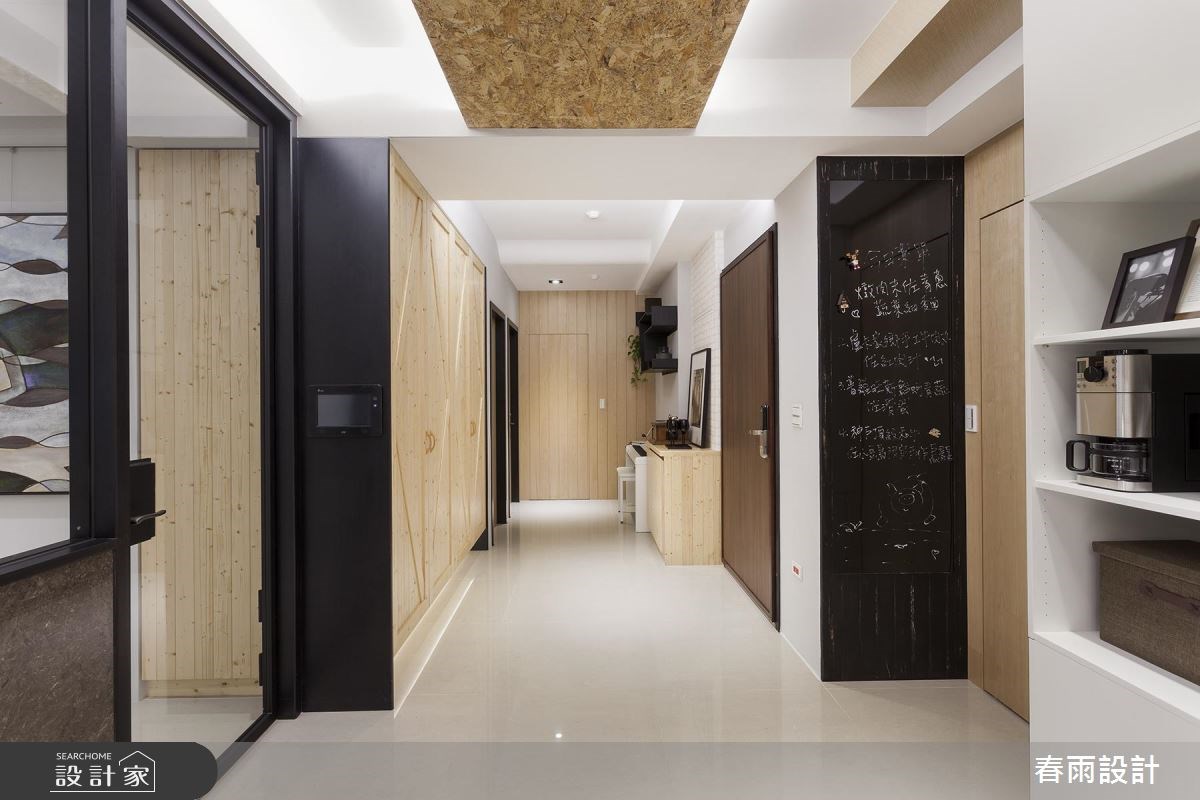 40坪新成屋(5年以下)＿混搭風玄關案例圖片＿春雨設計＿春雨_47 台南僑昱之11
