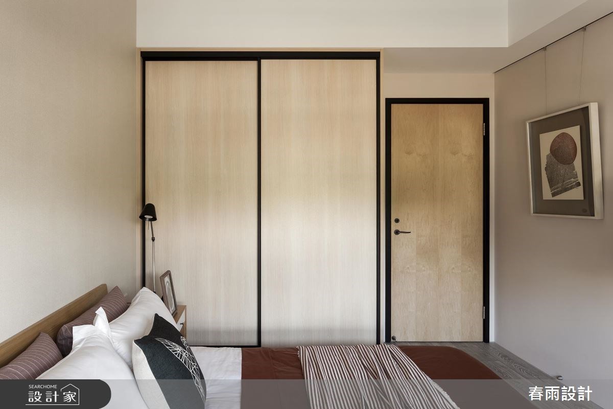 40坪新成屋(5年以下)＿混搭風臥室案例圖片＿春雨設計＿春雨_47 台南僑昱之23
