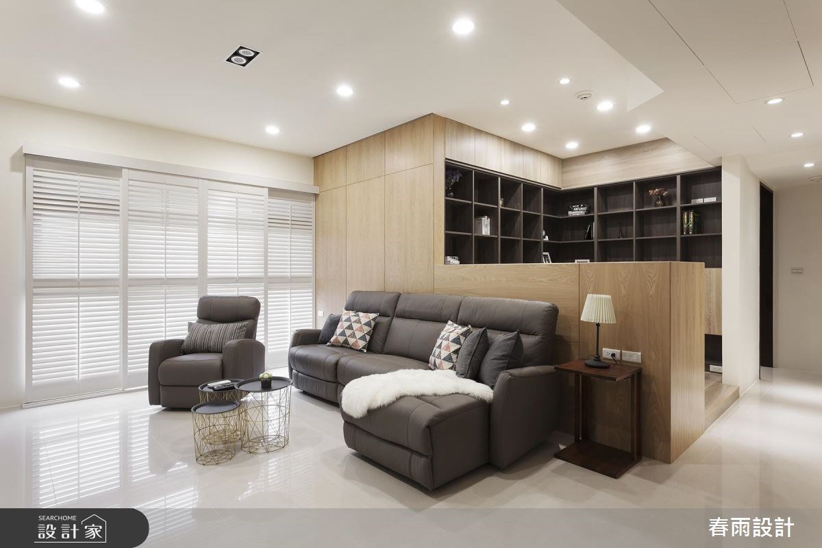 30坪中古屋(5~15年)＿休閒風客廳案例圖片＿春雨設計＿春雨_48 民生西路之13