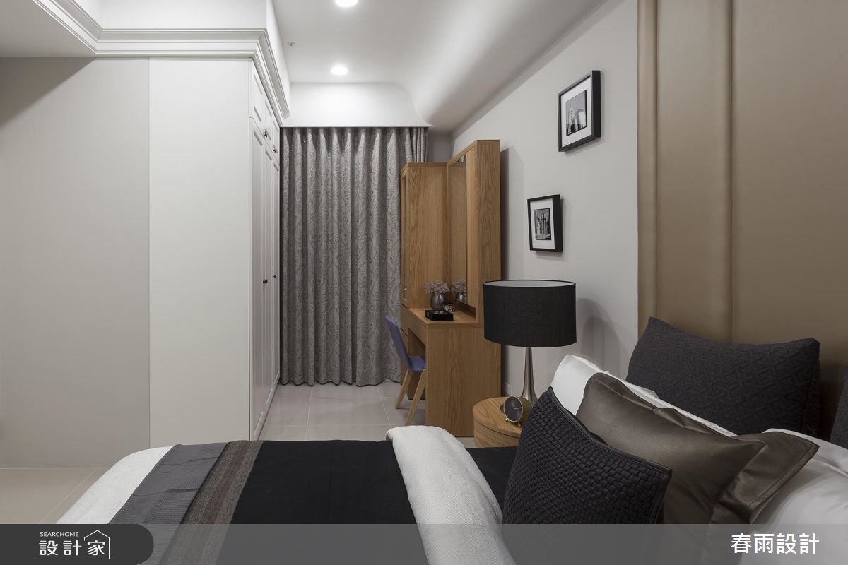 21坪新成屋(5年以下)＿休閒風臥室案例圖片＿春雨設計＿春雨_49 新店圓頂之26