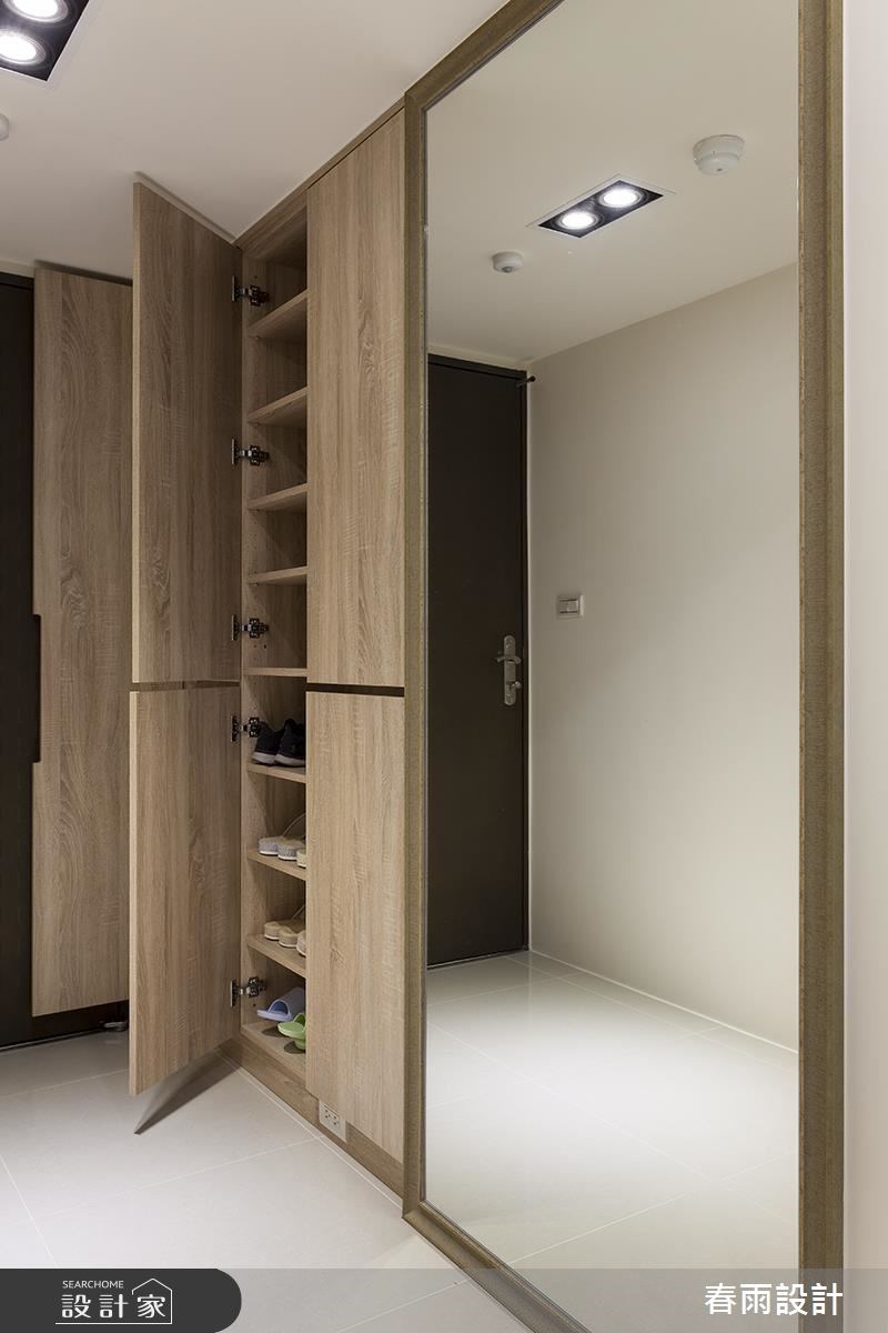 17坪新成屋(5年以下)＿休閒風玄關案例圖片＿春雨設計＿春雨_51 基隆信義城之1