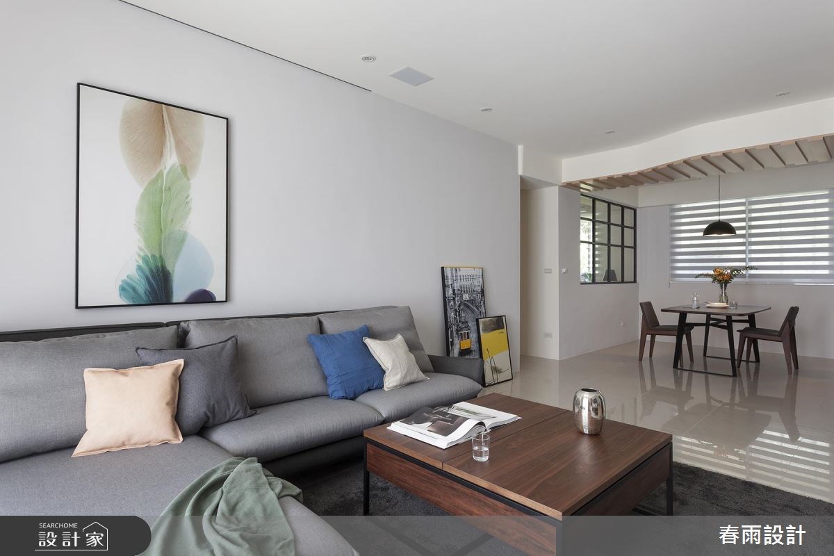 34坪老屋(16~30年)＿休閒風客廳案例圖片＿春雨設計＿春雨_52 內湖康樂街之6