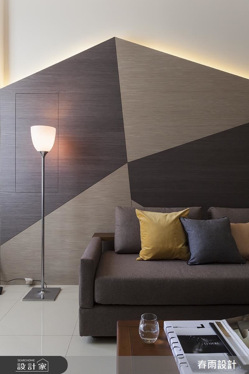 37坪新成屋(5年以下)＿休閒風客廳案例圖片＿春雨設計＿春雨_54 基隆河與墅之5