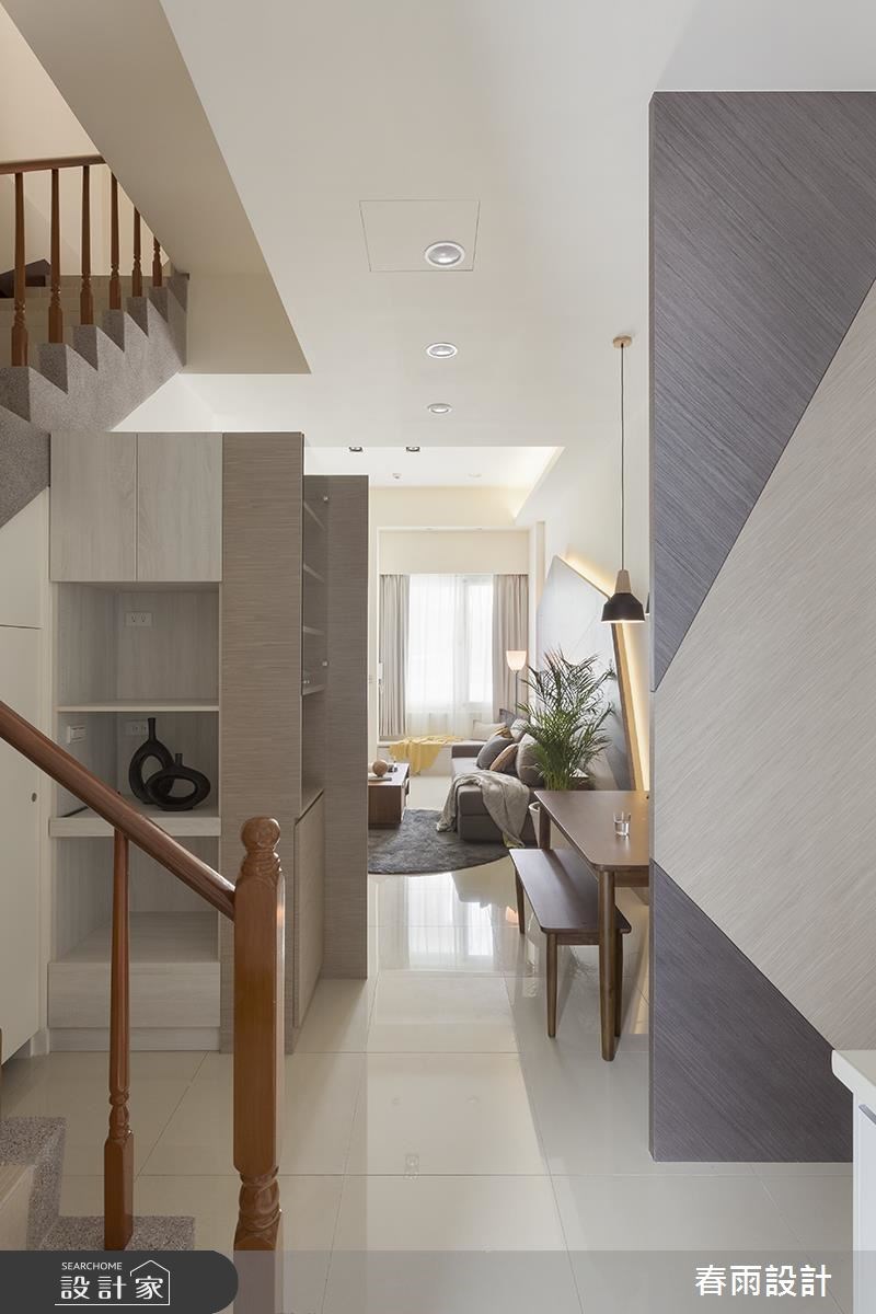 37坪新成屋(5年以下)＿休閒風客廳案例圖片＿春雨設計＿春雨_54 基隆河與墅之15