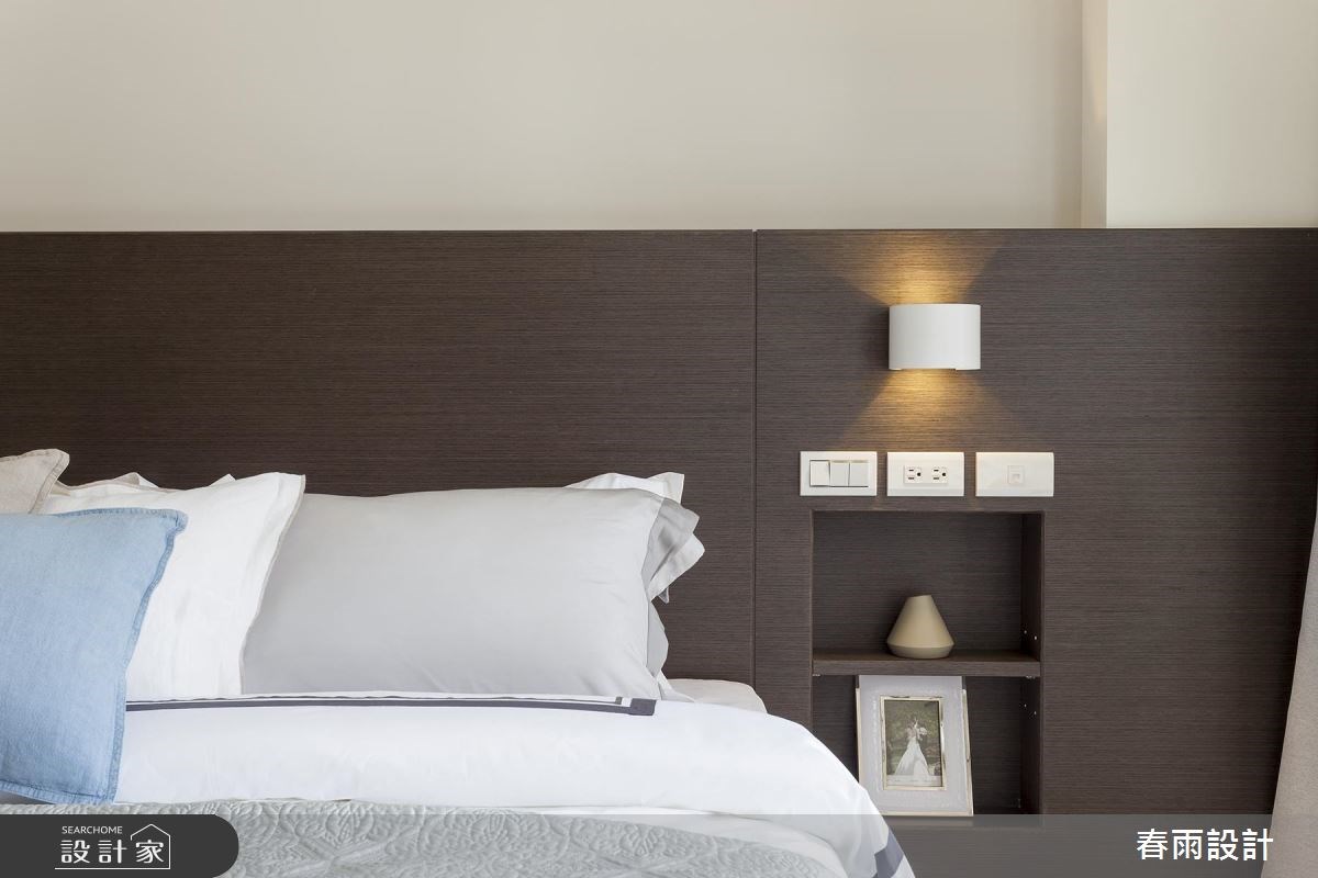 37坪新成屋(5年以下)＿休閒風臥室案例圖片＿春雨設計＿春雨_54 基隆河與墅之20