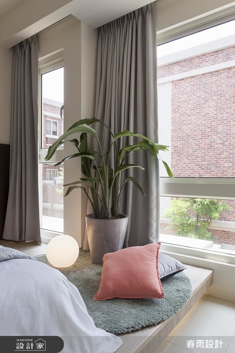 37坪新成屋(5年以下)＿休閒風臥室案例圖片＿春雨設計＿春雨_54 基隆河與墅之25