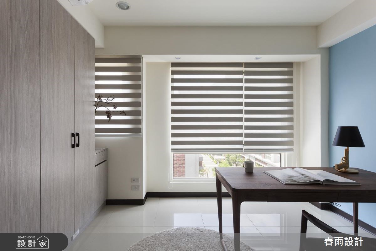 37坪新成屋(5年以下)＿休閒風書房案例圖片＿春雨設計＿春雨_54 基隆河與墅之27