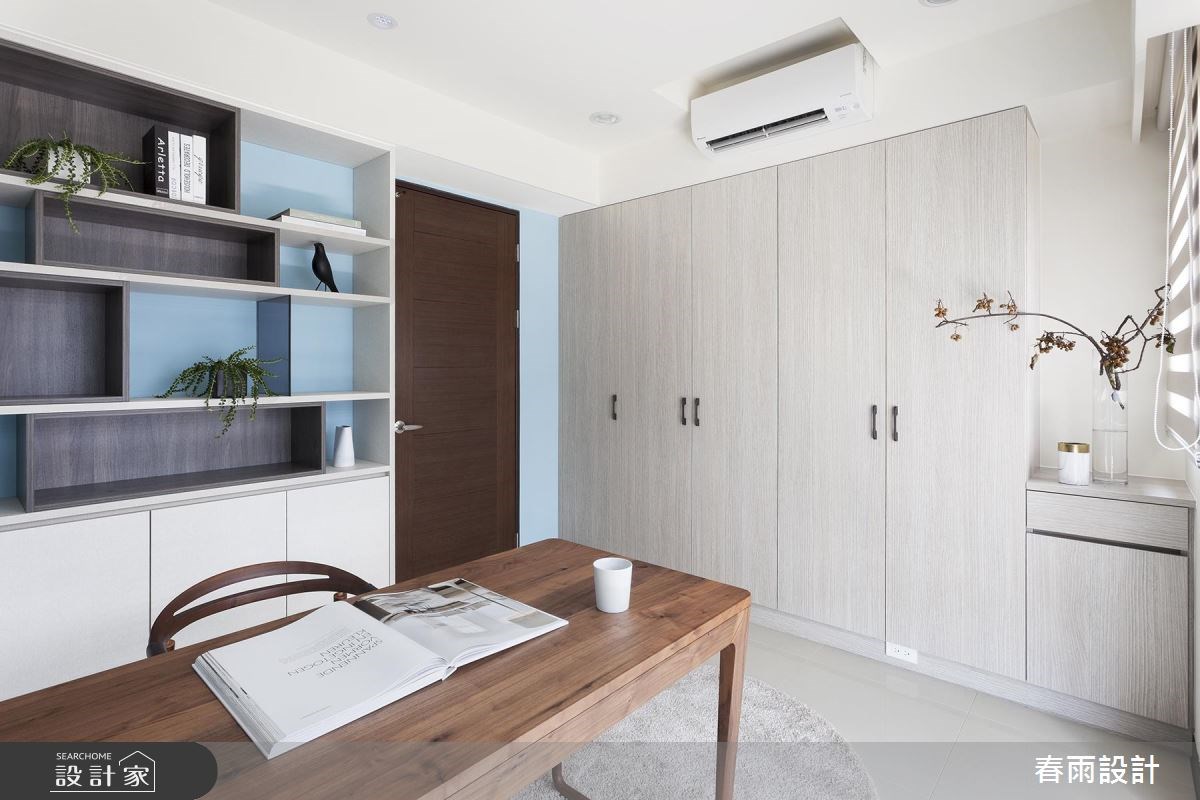 37坪新成屋(5年以下)＿休閒風書房案例圖片＿春雨設計＿春雨_54 基隆河與墅之29