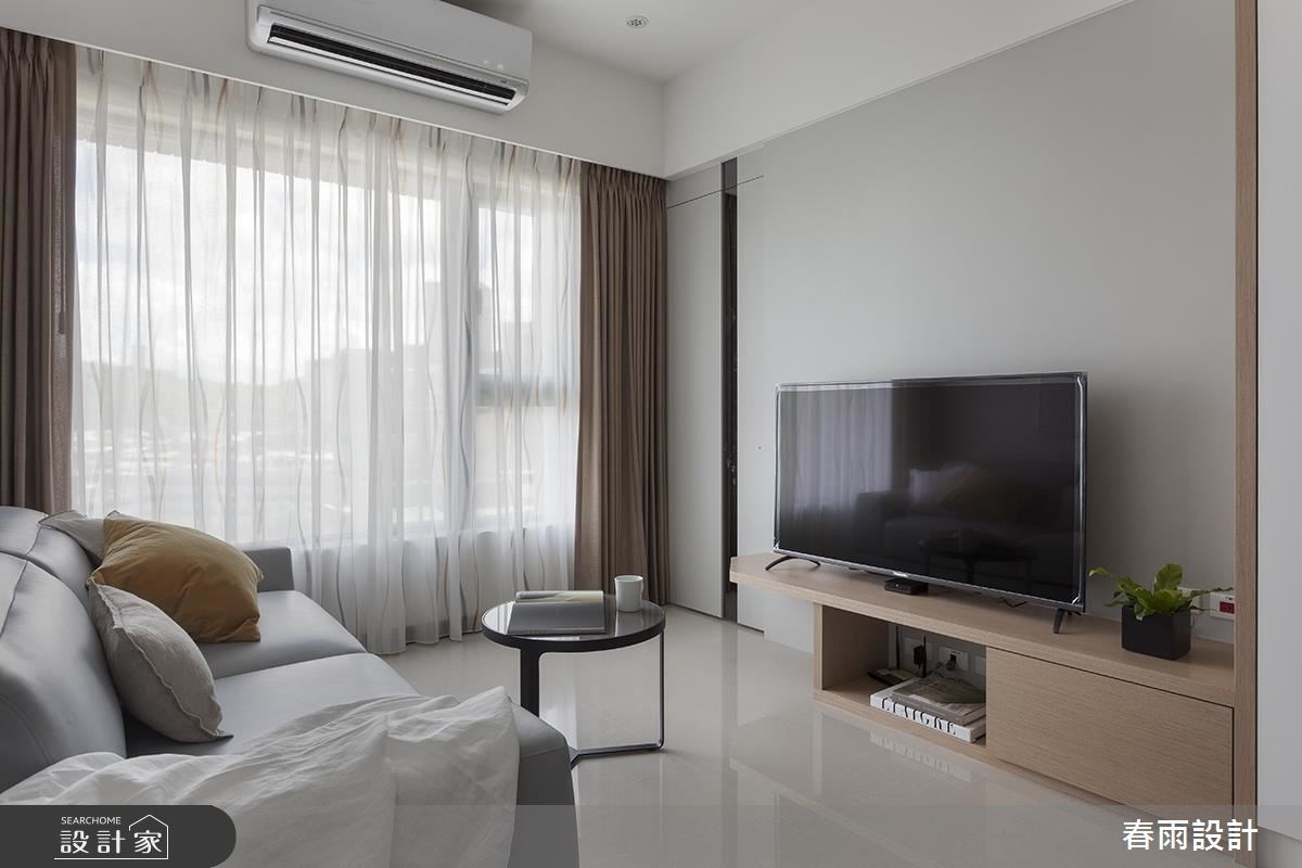 15坪新成屋(5年以下)＿休閒風客廳案例圖片＿春雨設計＿春雨_55 華固新天地之9