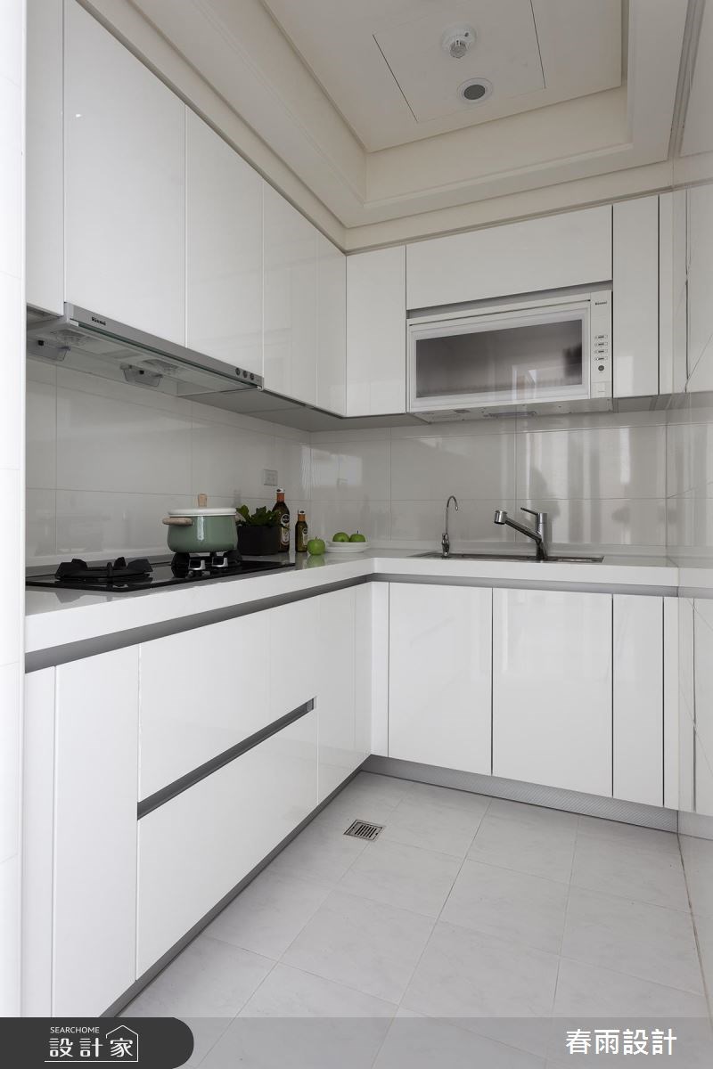 15坪新成屋(5年以下)＿休閒風廚房案例圖片＿春雨設計＿春雨_55 華固新天地之15