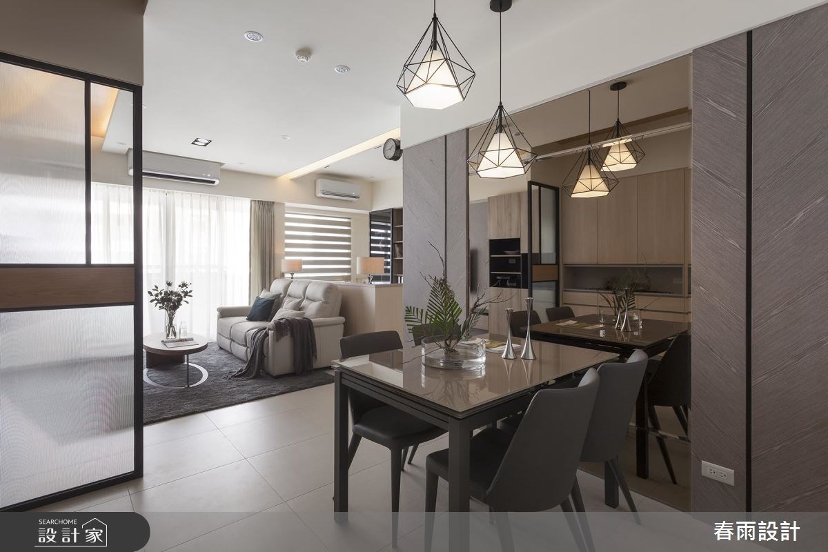 33坪新成屋(5年以下)＿休閒風餐廳案例圖片＿春雨設計＿春雨_56 文林北路之2