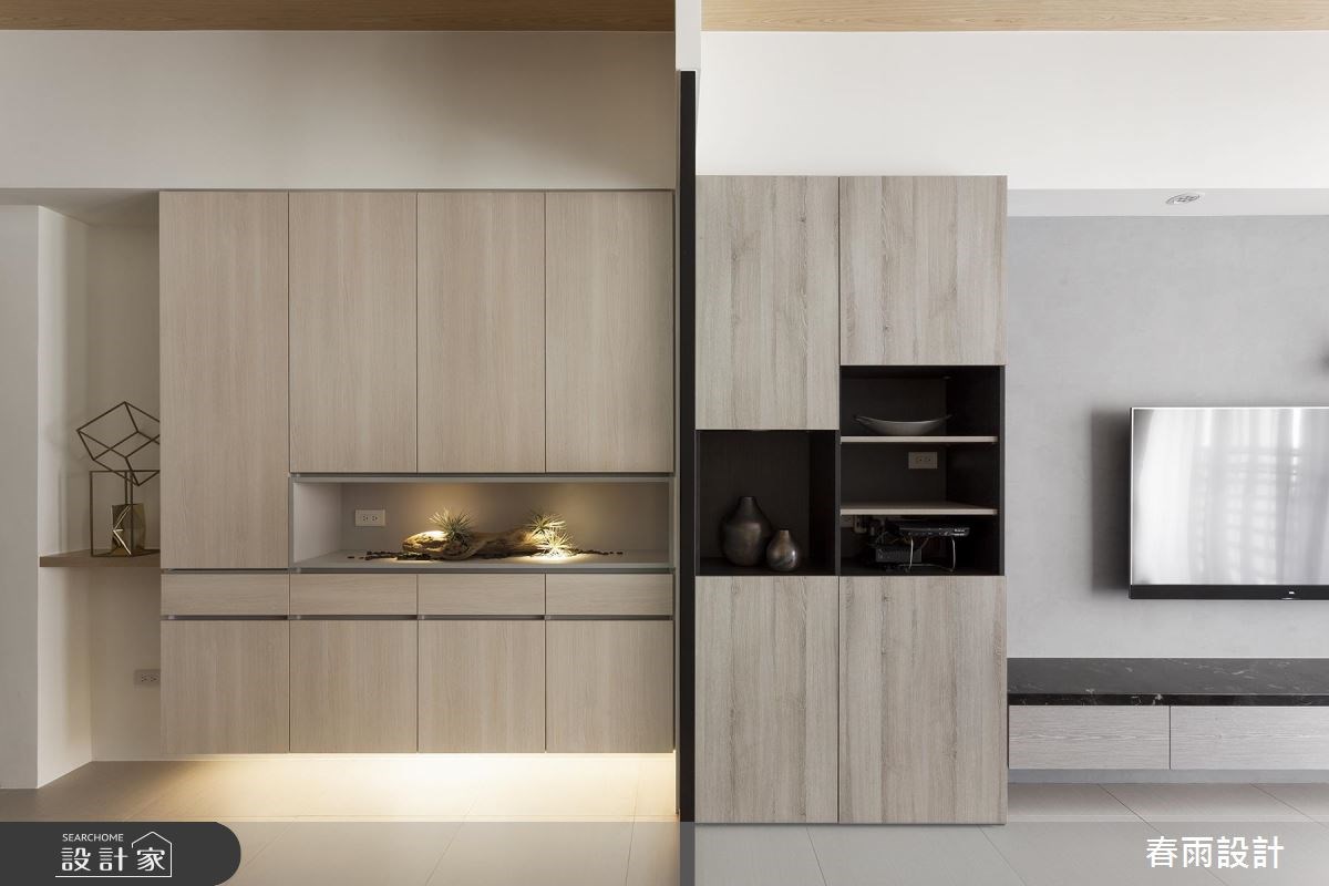 33坪新成屋(5年以下)＿休閒風玄關案例圖片＿春雨設計＿春雨_56 文林北路之4