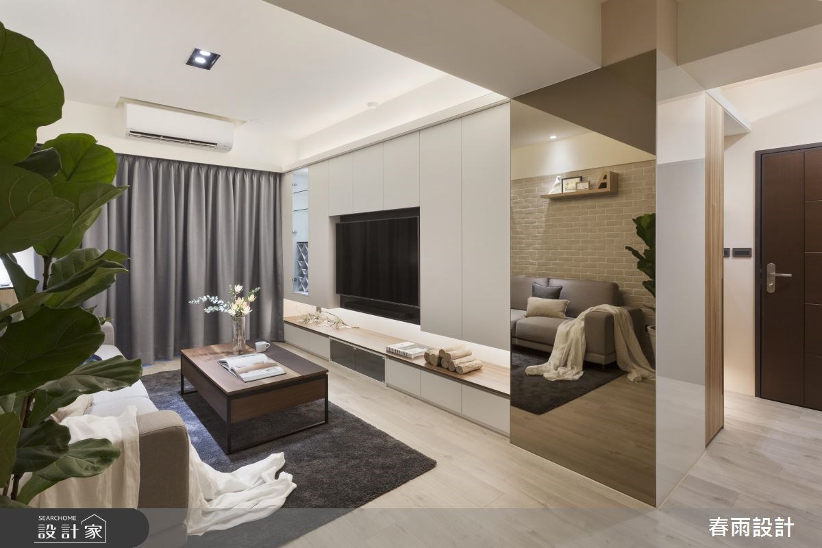 23坪新成屋(5年以下)＿休閒風客廳案例圖片＿春雨設計＿春雨_57 桃園國豐之3