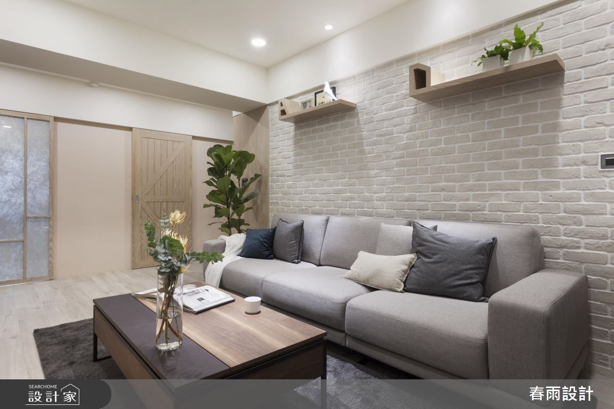 23坪新成屋(5年以下)＿休閒風客廳案例圖片＿春雨設計＿春雨_57 桃園國豐之7