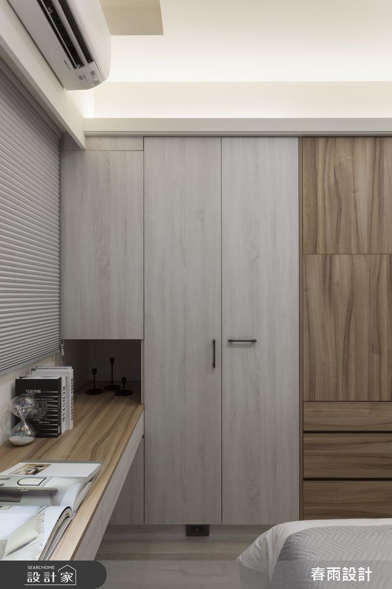 23坪新成屋(5年以下)＿休閒風臥室案例圖片＿春雨設計＿春雨_57 桃園國豐之22